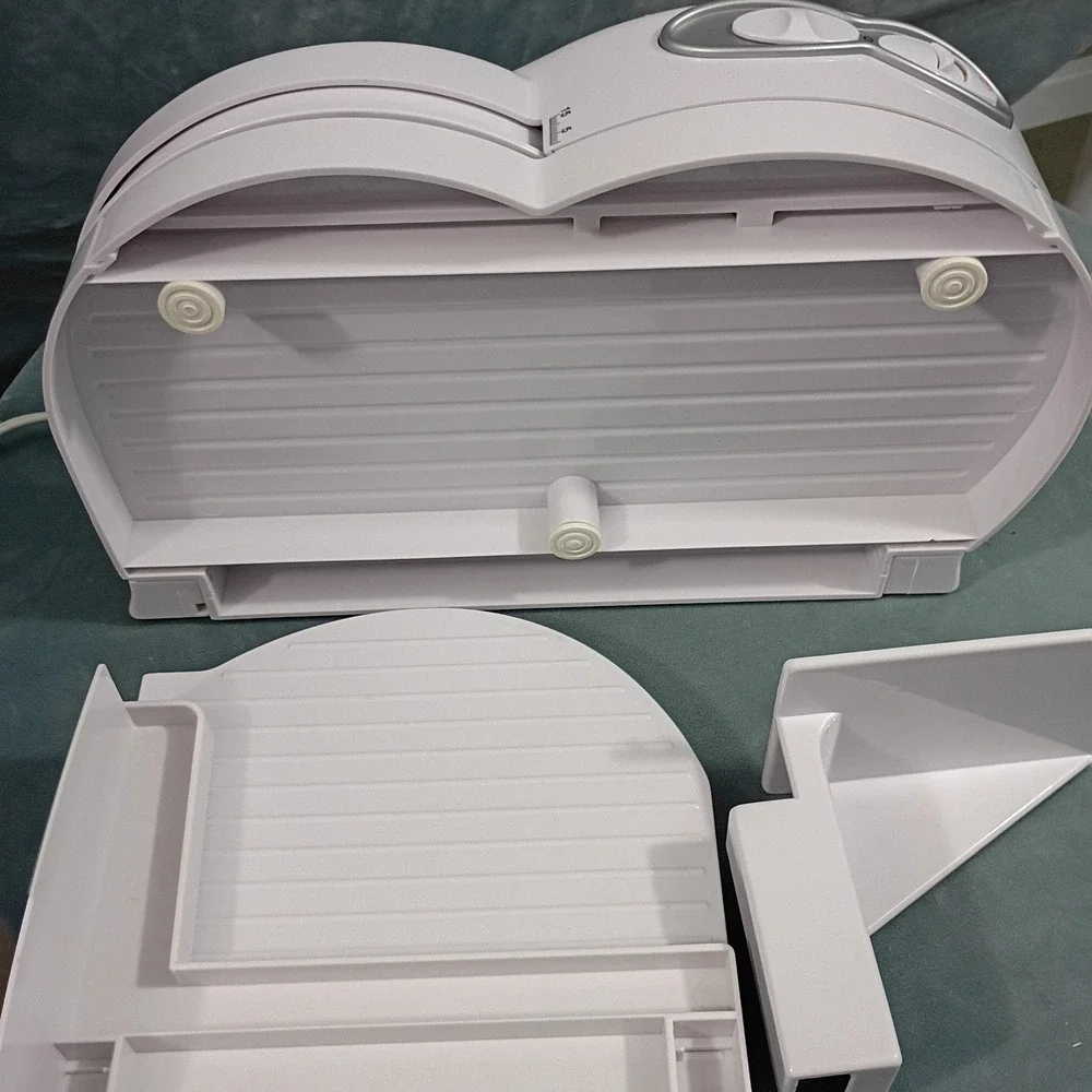 CucinaPro Electric Meat Slicer 1710 White Stainless Steel Blade Deli Food Slicer